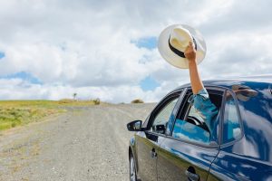 CAR DRIVING AWAY