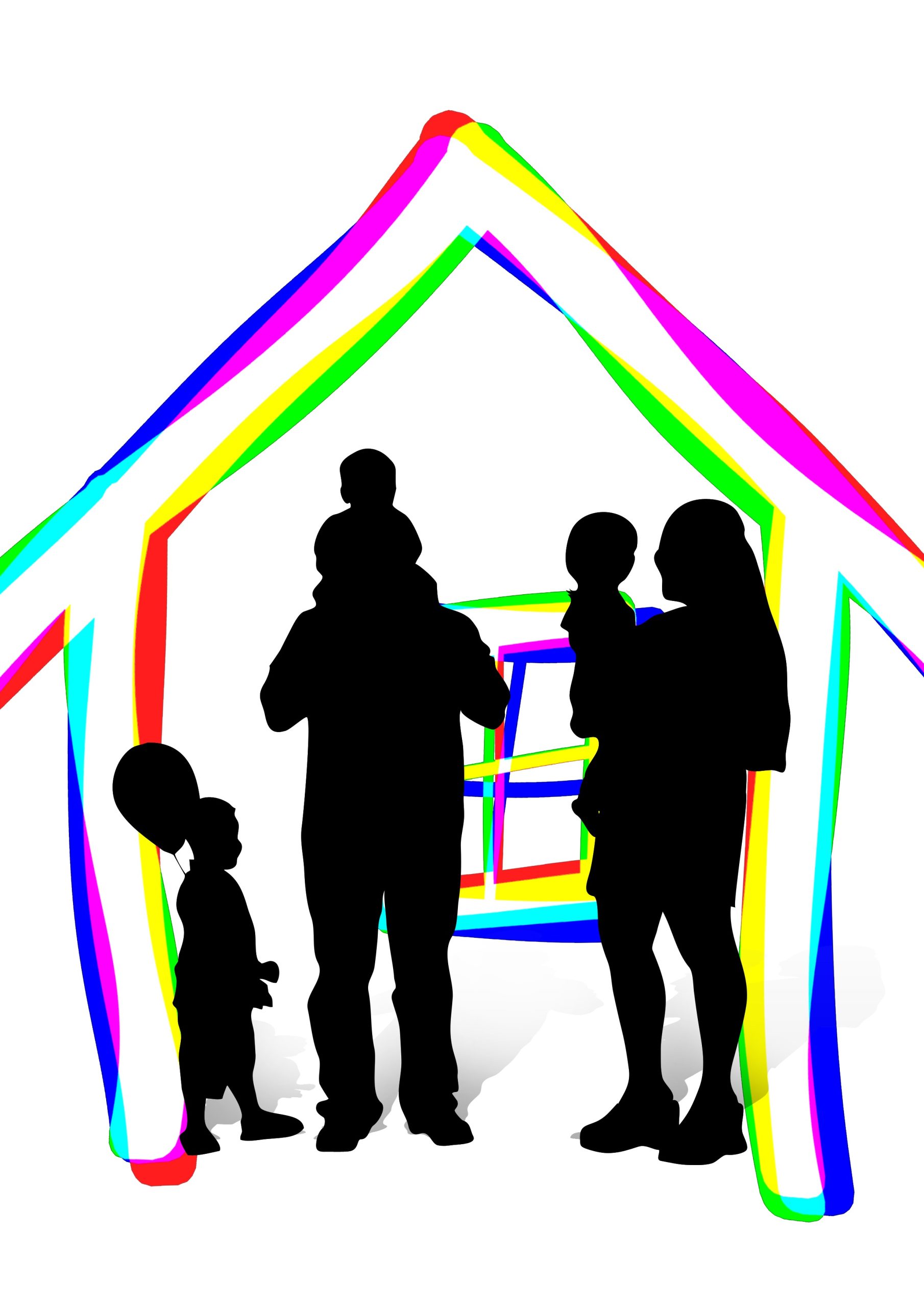 house with family