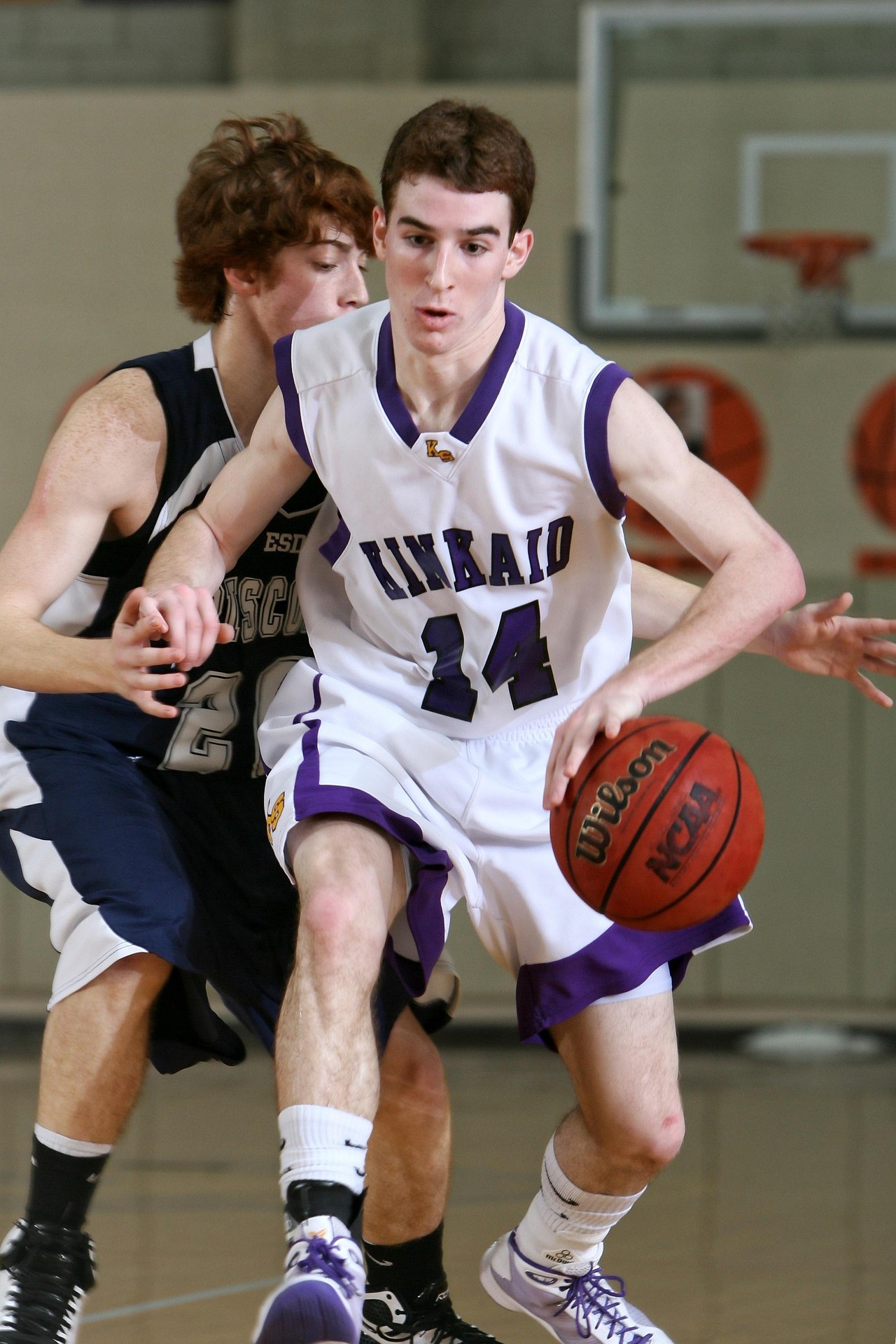 boys playing basketball