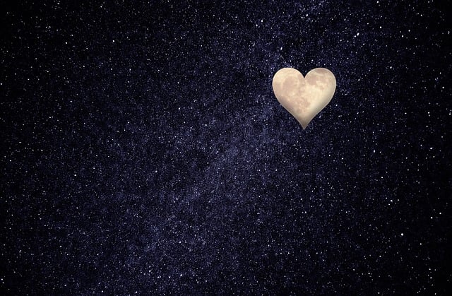 a heart in outer space