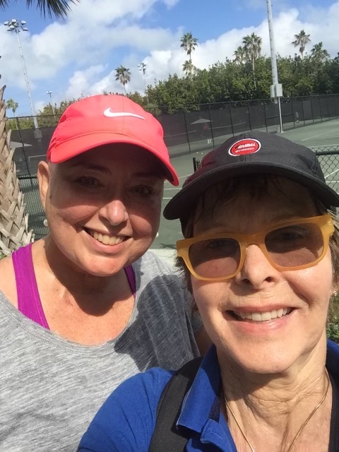 Emy picture when she was in chemo and played tennis